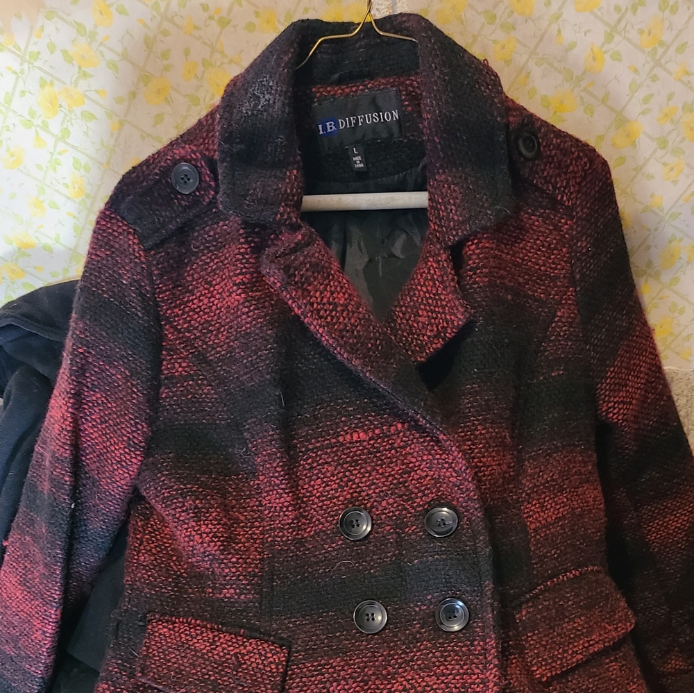 Red/Black I.B. Diffusion Jacket, L. - image 1